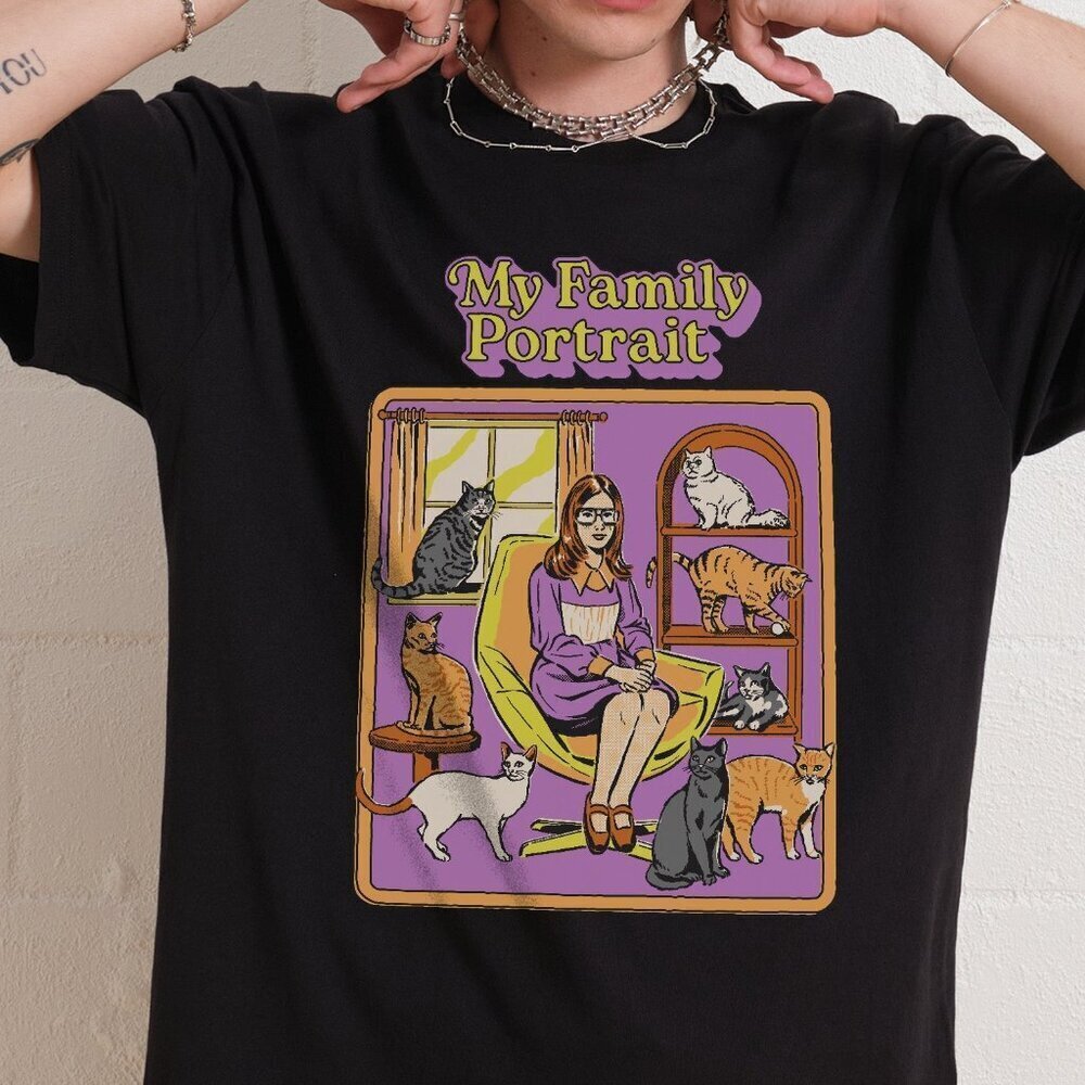My Family Portrait Tshirt Funny Graphics Tshirt